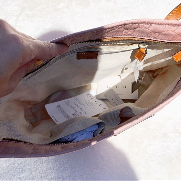 NWT Authentic Gucci Nylon Guccissima Messenger Bag - Picture 7 of 10